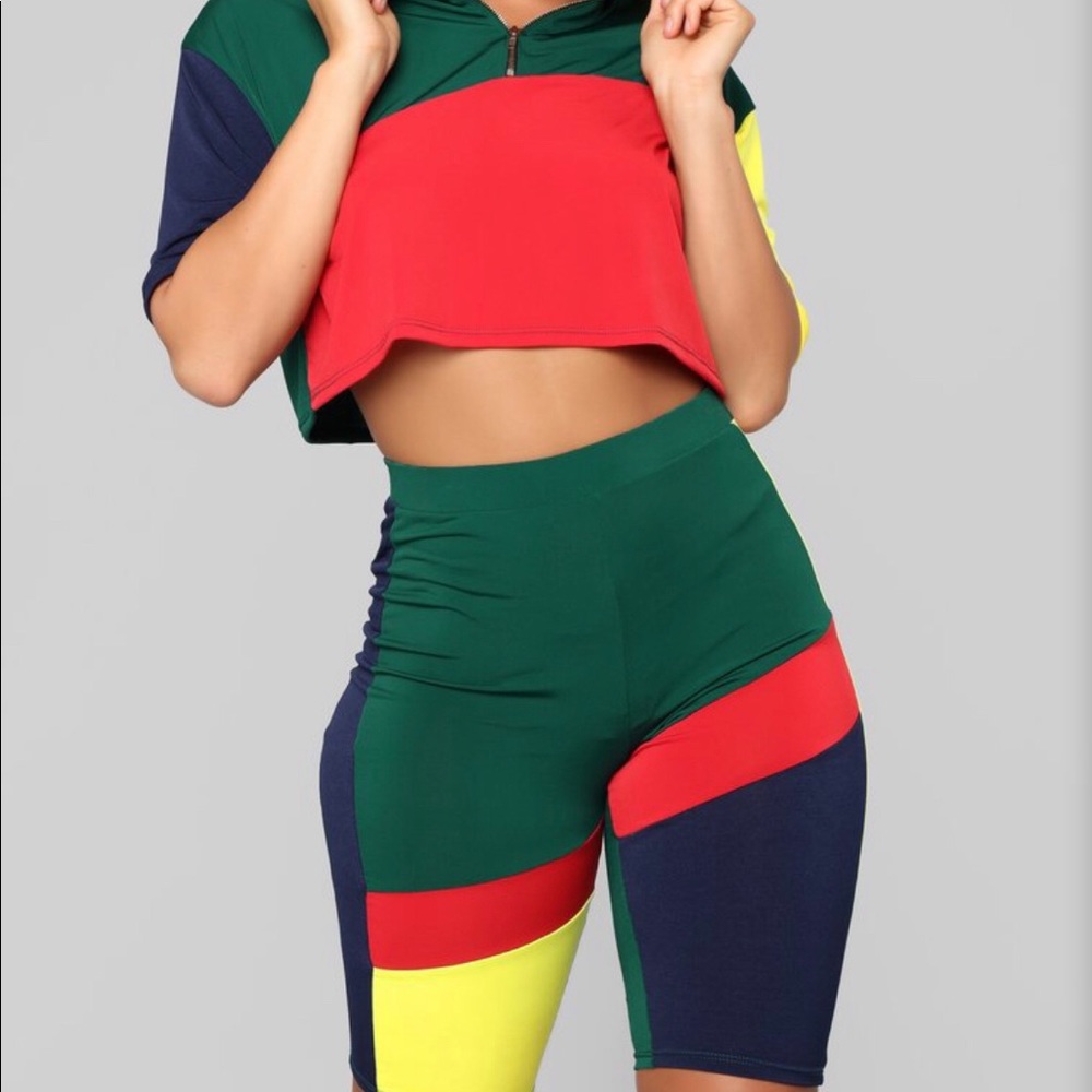 Fashionnova colorblock set